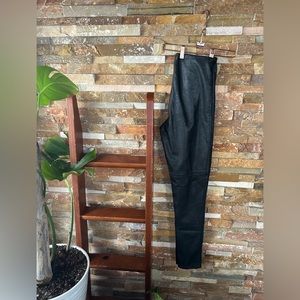 Faux leather leggings size small 2
